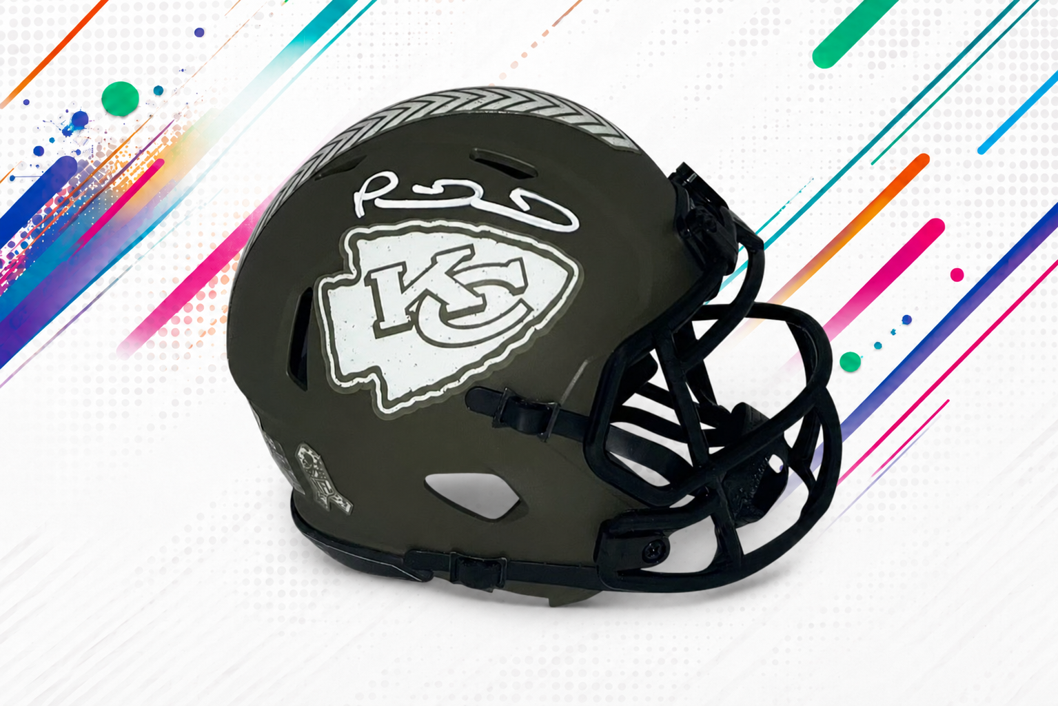 Patrick Mahomes Mini Helmet